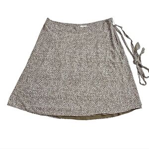 Leopard Cheetah A Line Animal Print Casual Office Work Career Mini Skirt Size 16